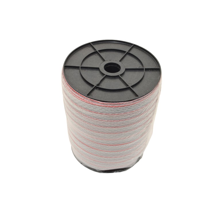 Polyetylenová páska pro elektrické ohradníky TopLine Plus 20 mm červená