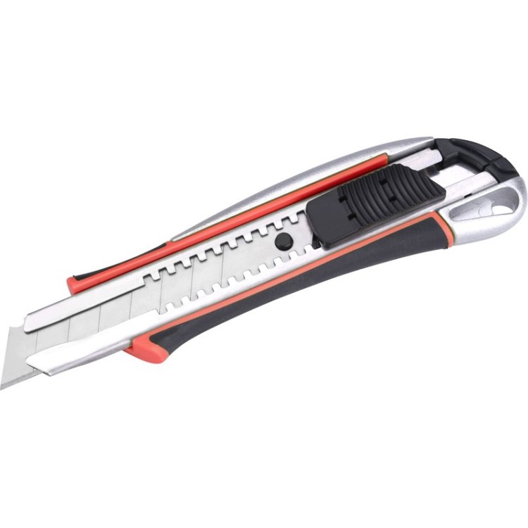 Nůž ulamovací kovový s výstuhou, 18mm Auto-lock