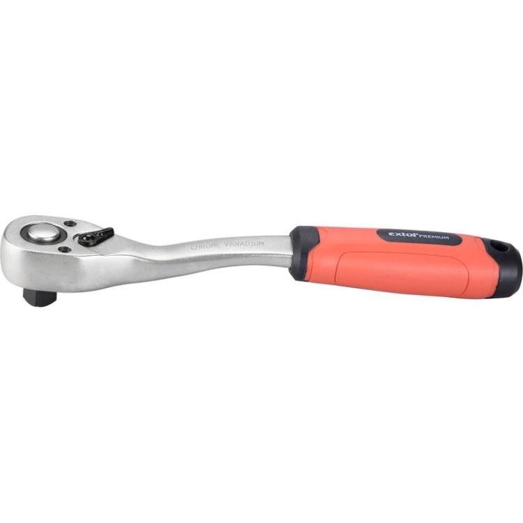 Extol 8816456 Ráčna tvarovaná, 45 zubů, 1/2", L 253mm