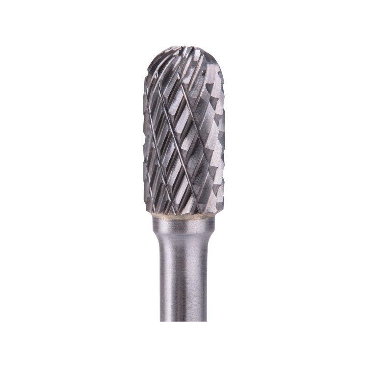 Fréza karbidová, válcová s kulovým čelem, pr.10x20mm/stopka 6mm