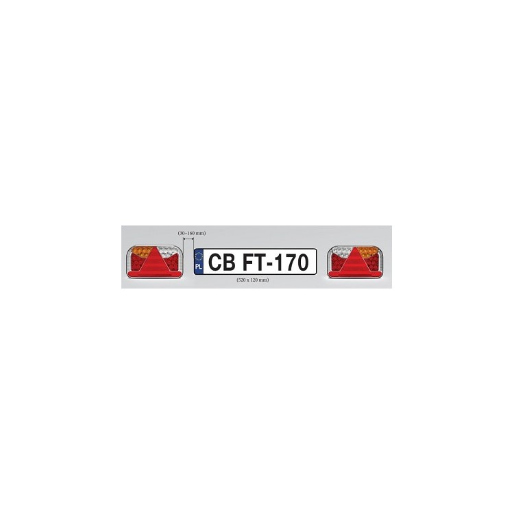 Zadní svítilna Fristom FT-170R LED
