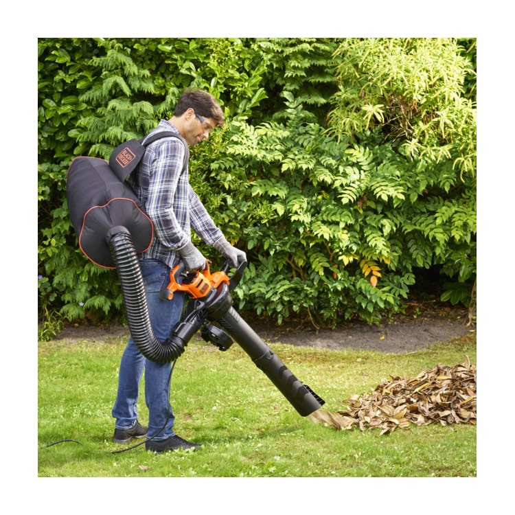 Vysavač zahradní a foukač listí 3v1 BLACK and DECKER BEBLV300