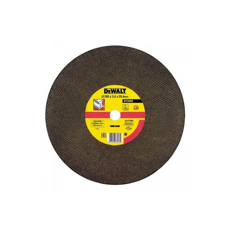 DeWALT DT3450 Kotouč řezný 355x3 mm na kov