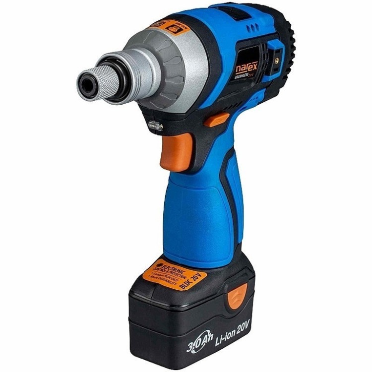 NAREX ASR 203-SB Akušroubovák rázový 20V 2x3,0Ah BRUSHLESS