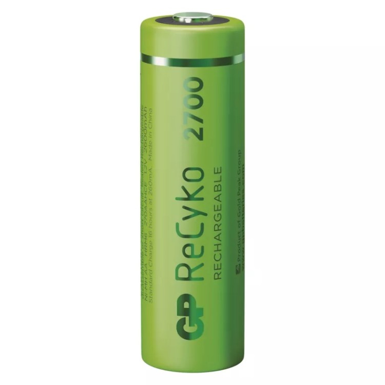 Baterie nabíjecí GP ReCyko 2700 AA (HR6), 4 ks