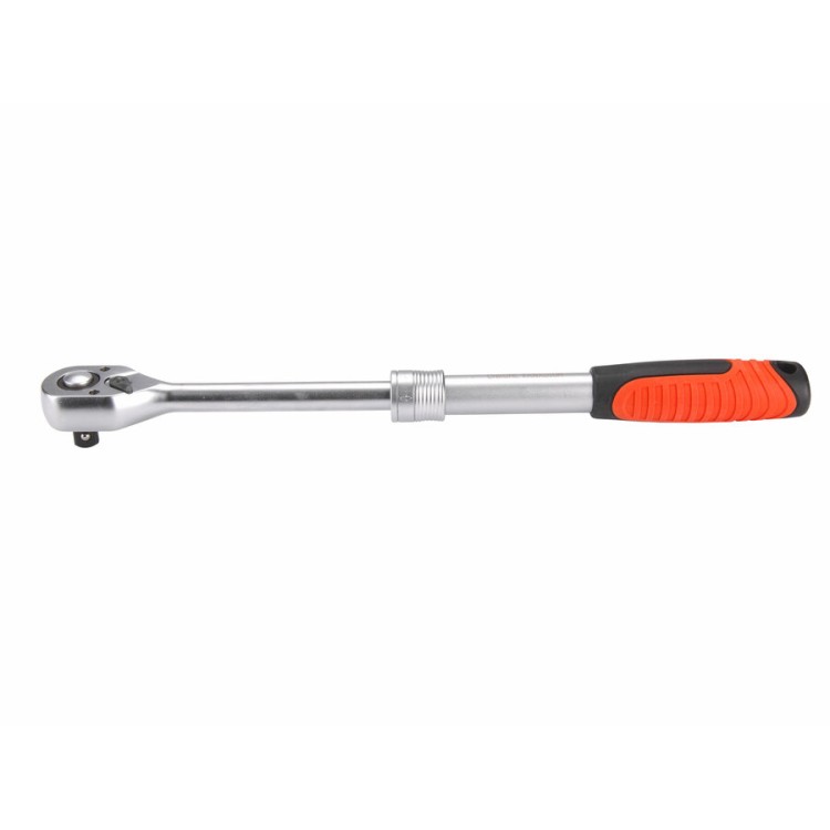 EXTOL PREMIUM 8816420 Ráčna teleskopická, 45 zubů, 1/2", L 290-430mm, CrV