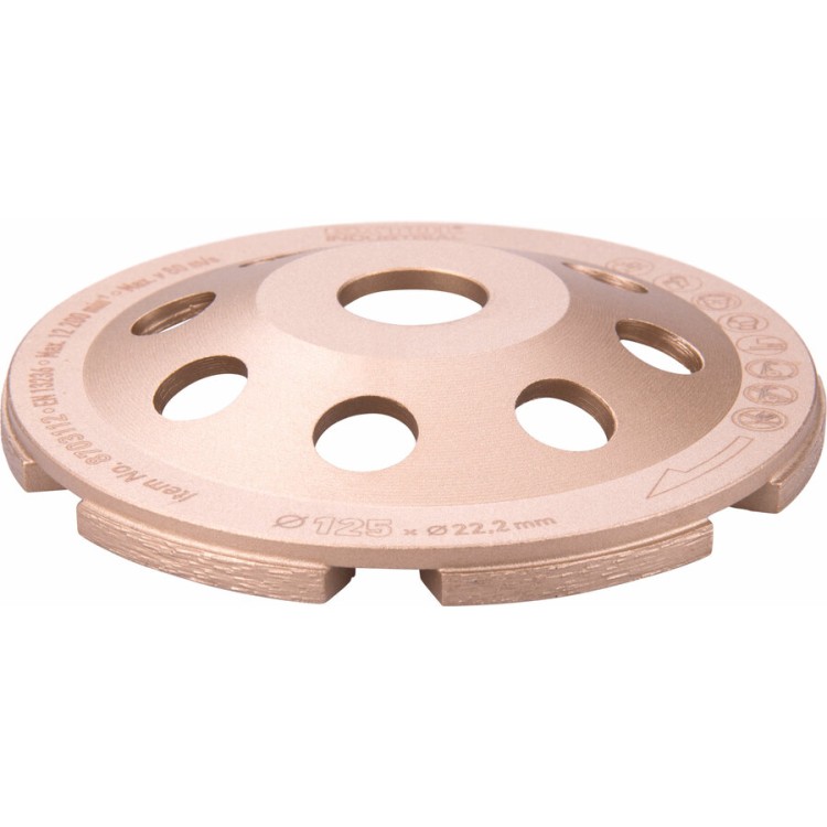 Extol Industrial Kotouč diamantový brusný jednořadý, O 125x22,2mm