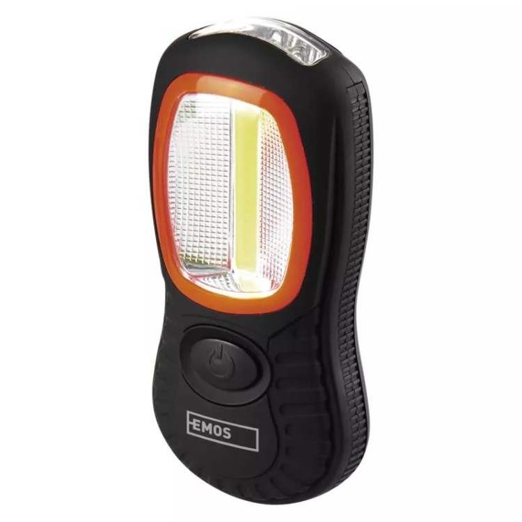 Emos P3883 Svítilna pracovní COB LED + LED 200 lm, 3x AAA