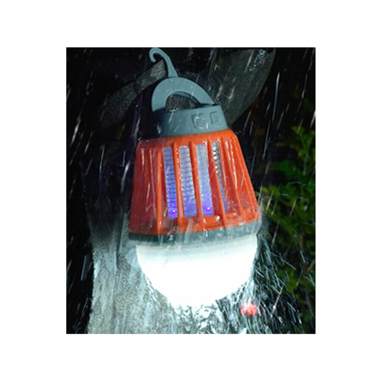 Extol 43131 Lucerna turistická s lapačem komárů, 180lm, USB nabíjení, 3x 1W LED