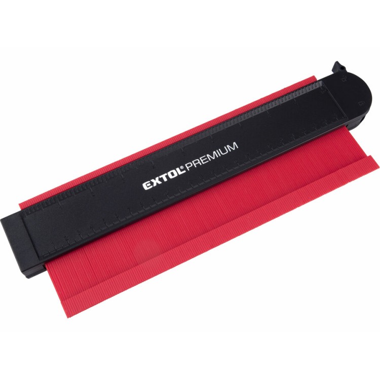 Extol 8825120 Šablona obrysová uzamykací, 256mm,s magnety