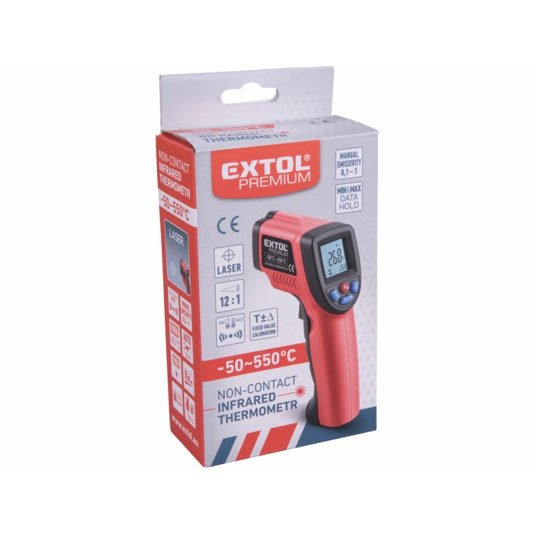 Extol Premium 8831302 Teploměr bezkontaktní IR průmyslový