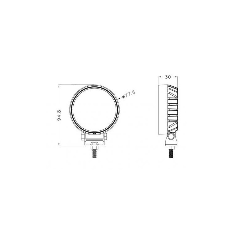 Světlomet pracovní LED PRO-MINI-BAXTER 9-32V