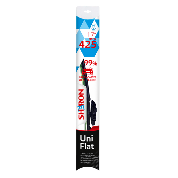 Stěrač plochý Uni 425 mm SHERON