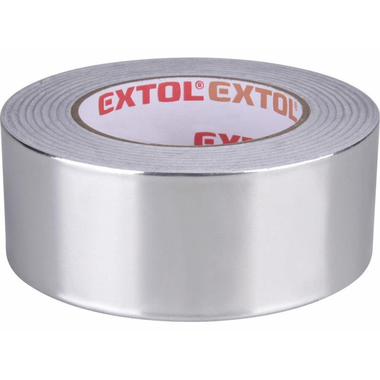 Extol 8856332 Páska lepící ALU, hliníková, 50mm x 50m tl. 0,03mm, akryl. lepidlo