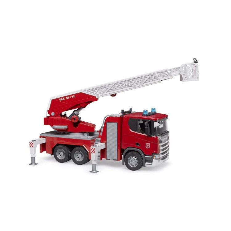 Bruder 3591 SCANIA Super 560R Hasičský vůz s otočným žebříkem