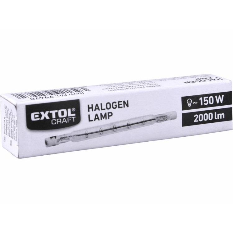 Extol Craft 99470 Žárovka halogenová, 150W/120W, 2000lm