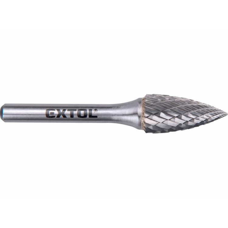 Extol 8703765 Fréza karbidová, ostrý oblouk, pr.12x25mm/stopka 6mm,sek střední