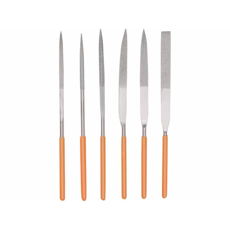 Extol 8803806 Pilníky diamantové jehlové, sada 6ks, 160mm
