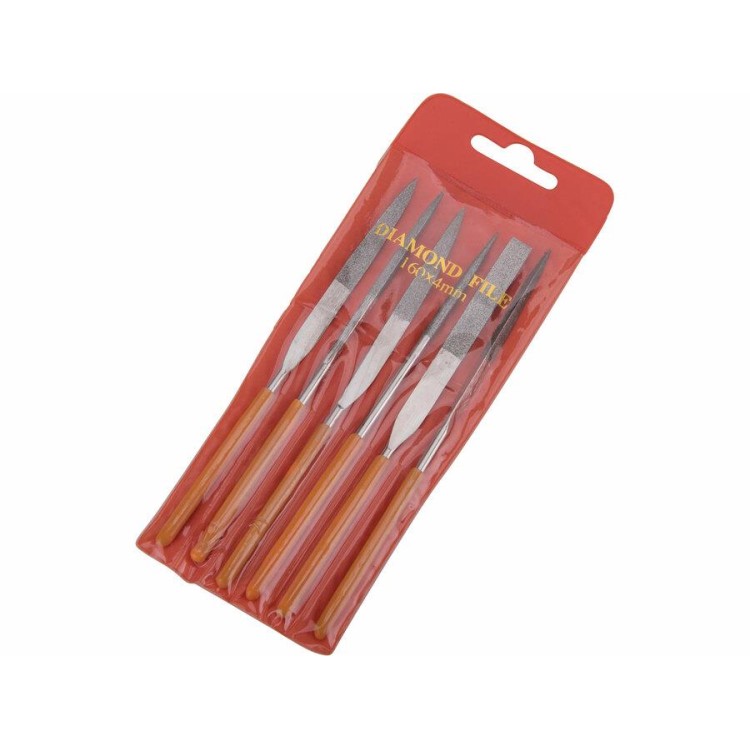 Extol 8803806 Pilníky diamantové jehlové, sada 6ks, 160mm