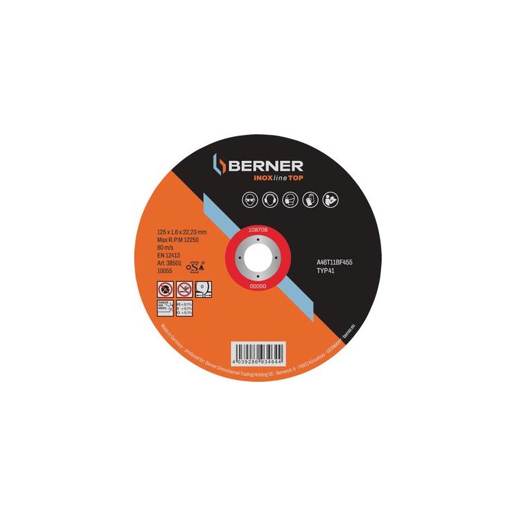 Berner 244032-25 Kotouč 150x1,0x22 INOX