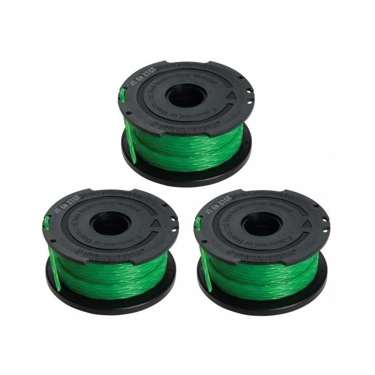 Black&Decker A6486 Náhradní struna Reflex 2,0 mm x 6,0 m na cívce, 3ks
