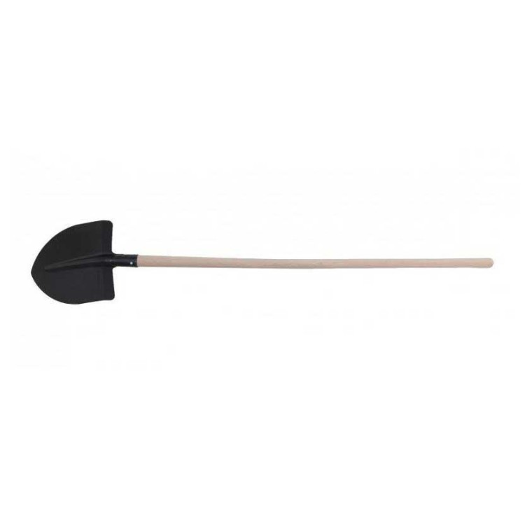 Lopata srdcovka černá s násadou 130 cm