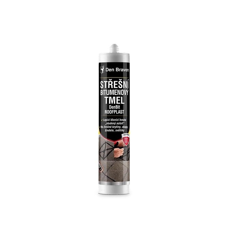 DEN BRAVEN 10205BI Střešní bitumenový tmel DenBit ROOFPLAST