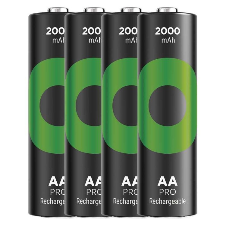 EMOS B26206 Baterie nabíjecí GP ReCyko Pro Professional AA (HR6), 4 ks