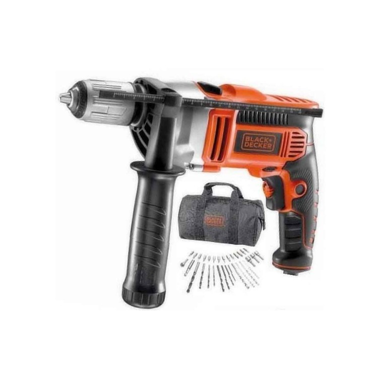 BLACK & DECKER KR705S32 Vrtačka příklepová 750W s příslušenstvím