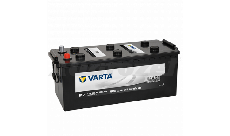 Baterie Varta BLACK 12V/180Ah (podlahová lišta na všech stranách, zapojení-4)