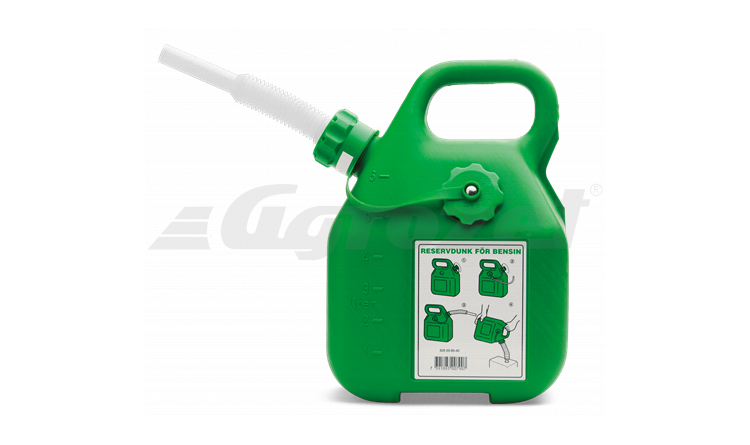 Husqvarna Benzínový kanystr zelený s plnící hubicí 6 l