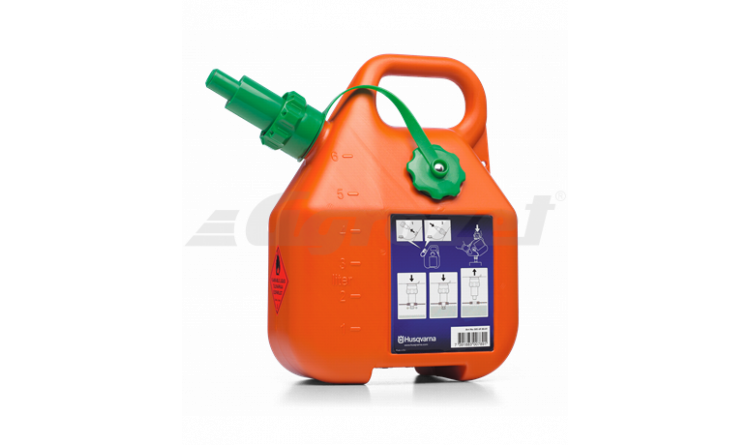Husqvarna Benzínový kanystr oranžový s plnící hubicí 6 l