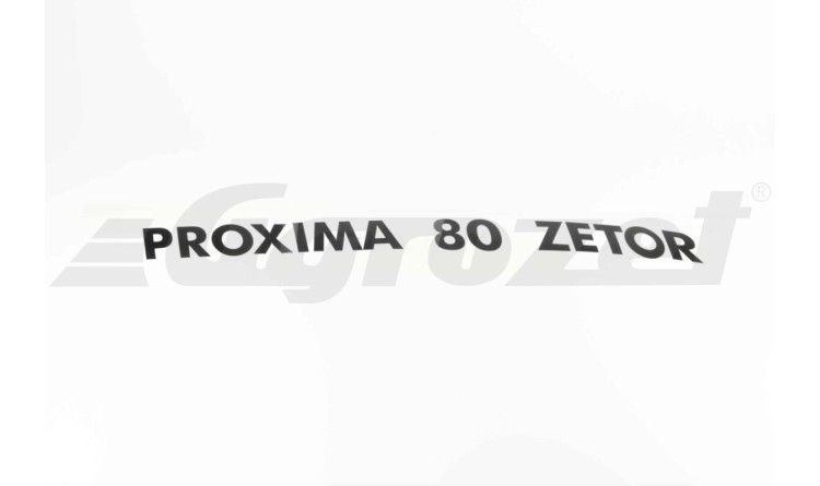 Nápis Zetor Proxima 80 pravý  65802114