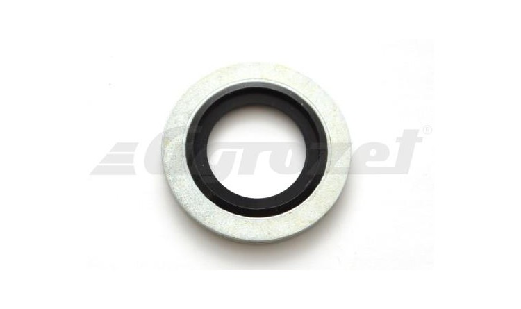 Kroužek USIT ocelový s gumičkou NBR 70 ( -30°C/+100°C )