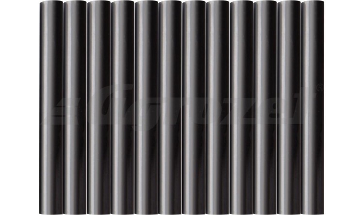 Tyčinky tavné, černá barva, pr.11x100mm, 12ks