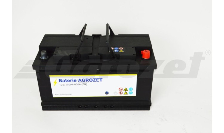 Baterie AGROZET Premium 12V/100Ah (800A EN)