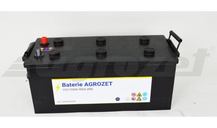 Baterie AGROZET Premium 12V/155Ah 900A EN