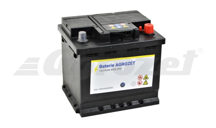 Baterie AGROZET Premium 12V/45Ah 400A EN