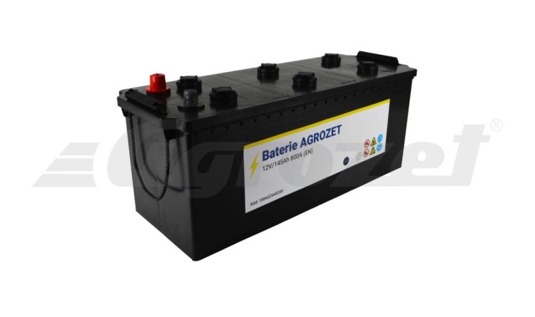 AGROZET 64520 Baterie Premium 12V/145Ah 800A EN