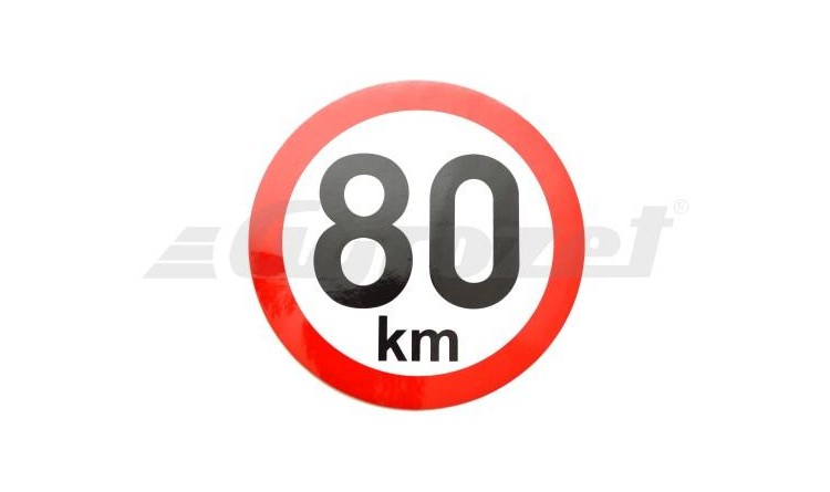Samolepicí rychlost refl. tř. 1 80 km  průměr 15cm