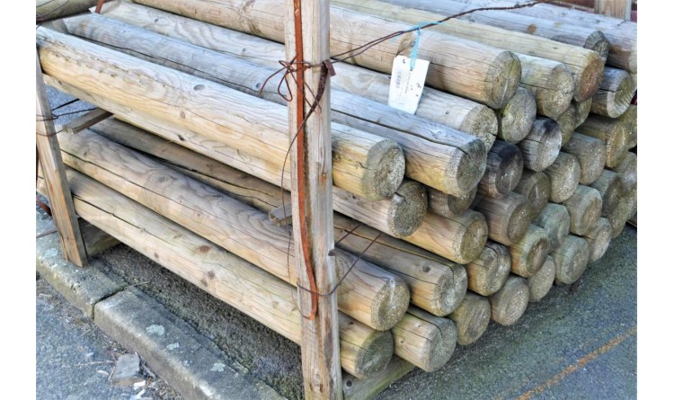 Kůl ohradníkový dřevěný impregnovaný 100x1800 mm