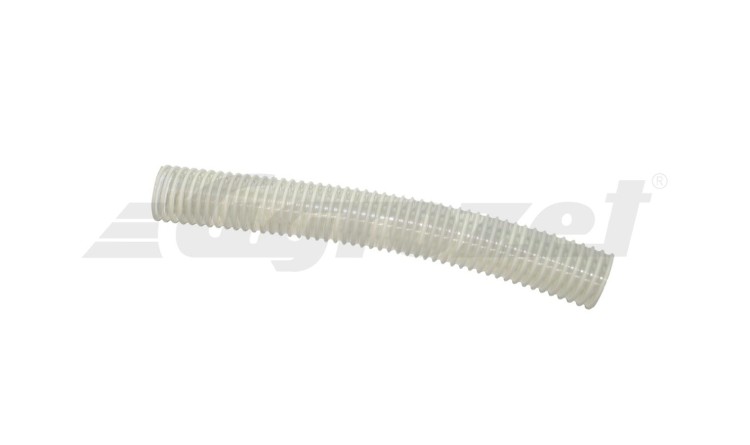 Hadice z měkčeného PVC 50/56 LIGNUM CLEAR průhledná s bílou spirálou