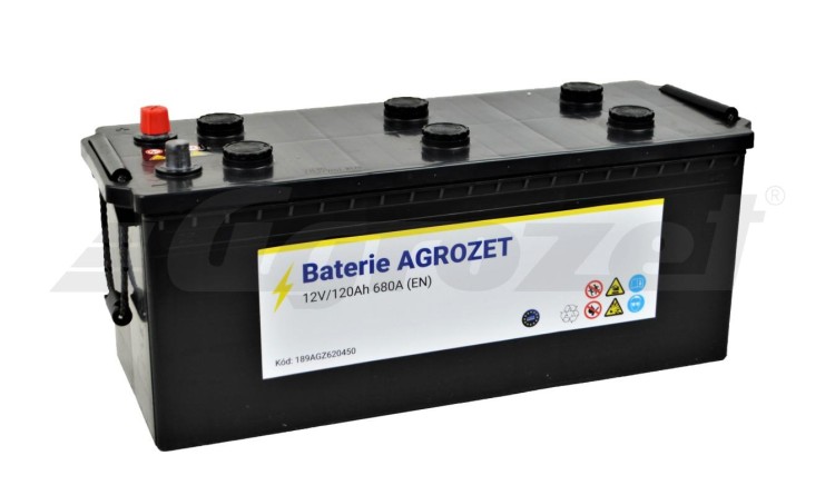 AGROZET Premium Baterie 12V/120Ah (680A EN)