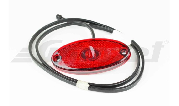 Světlo poziční červené LED+1m kabel