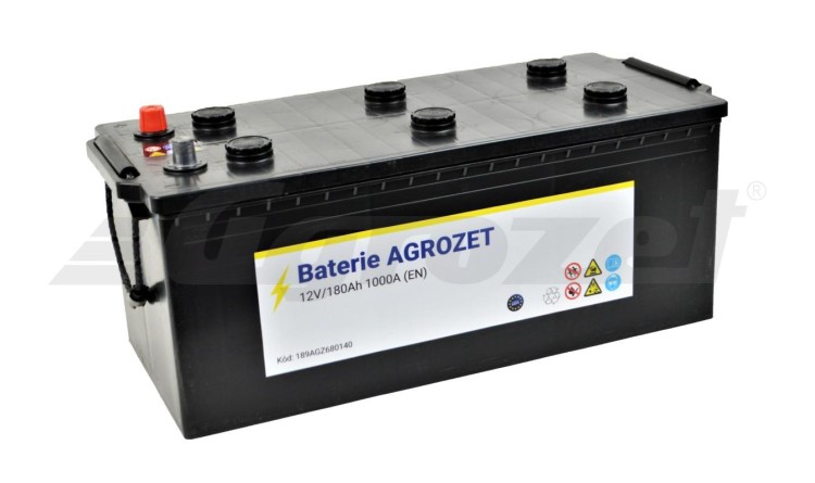 Baterie AGROZET Premium 12V/180Ah (1000A EN)