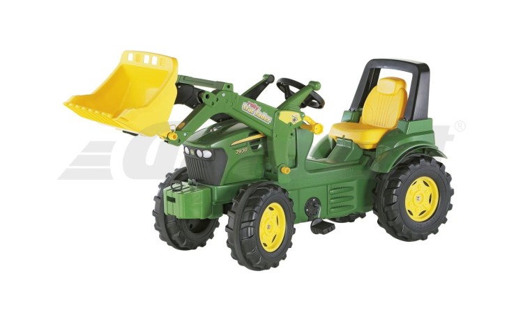 Dětský šlapací traktor John Deere 7930 s nakladačem