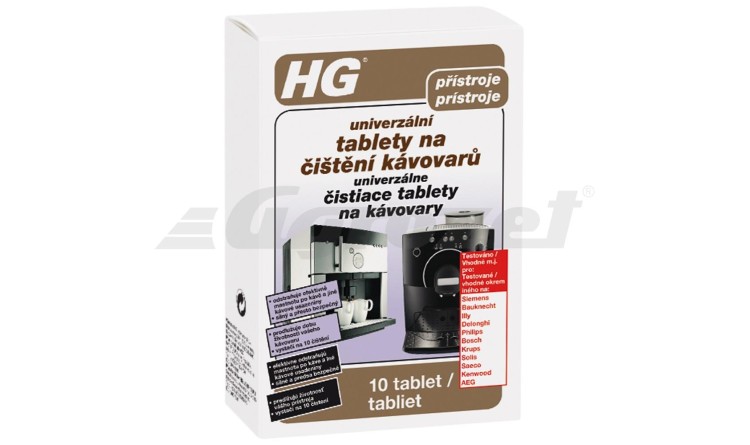 HG637 Univerzální tablety na čištění kávovarů 10 ks