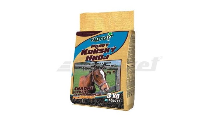 Koňský hnůj Agro granulovaný 3 kg