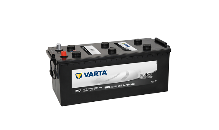 Baterie Varta BLACK 12V/180Ah (podlahová lišta na všech stranách, zapojení-4)