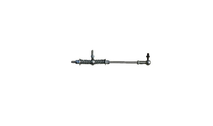 Regulace rozmetadla  kompletní pro převodovku, celková délka 270mm, závit M8